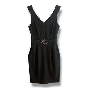 White House Black Market Black Sleeveless Dress